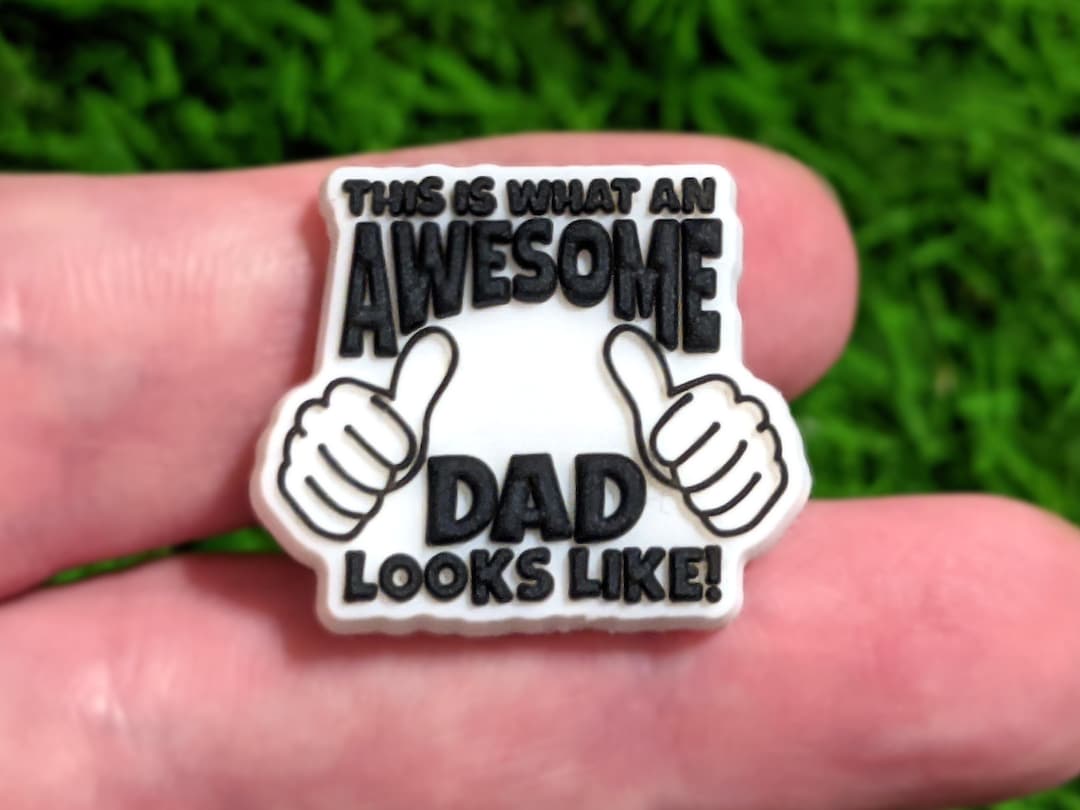 Fathers Day Croc Charm, Fathers Day Jibbitz, Dad Croc Charms, Dad