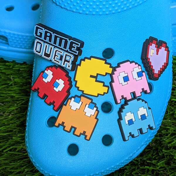 Pacman Man Pac Croc Jibbitz Etsy