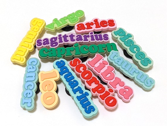 Zodiac Sign Shoe Charms