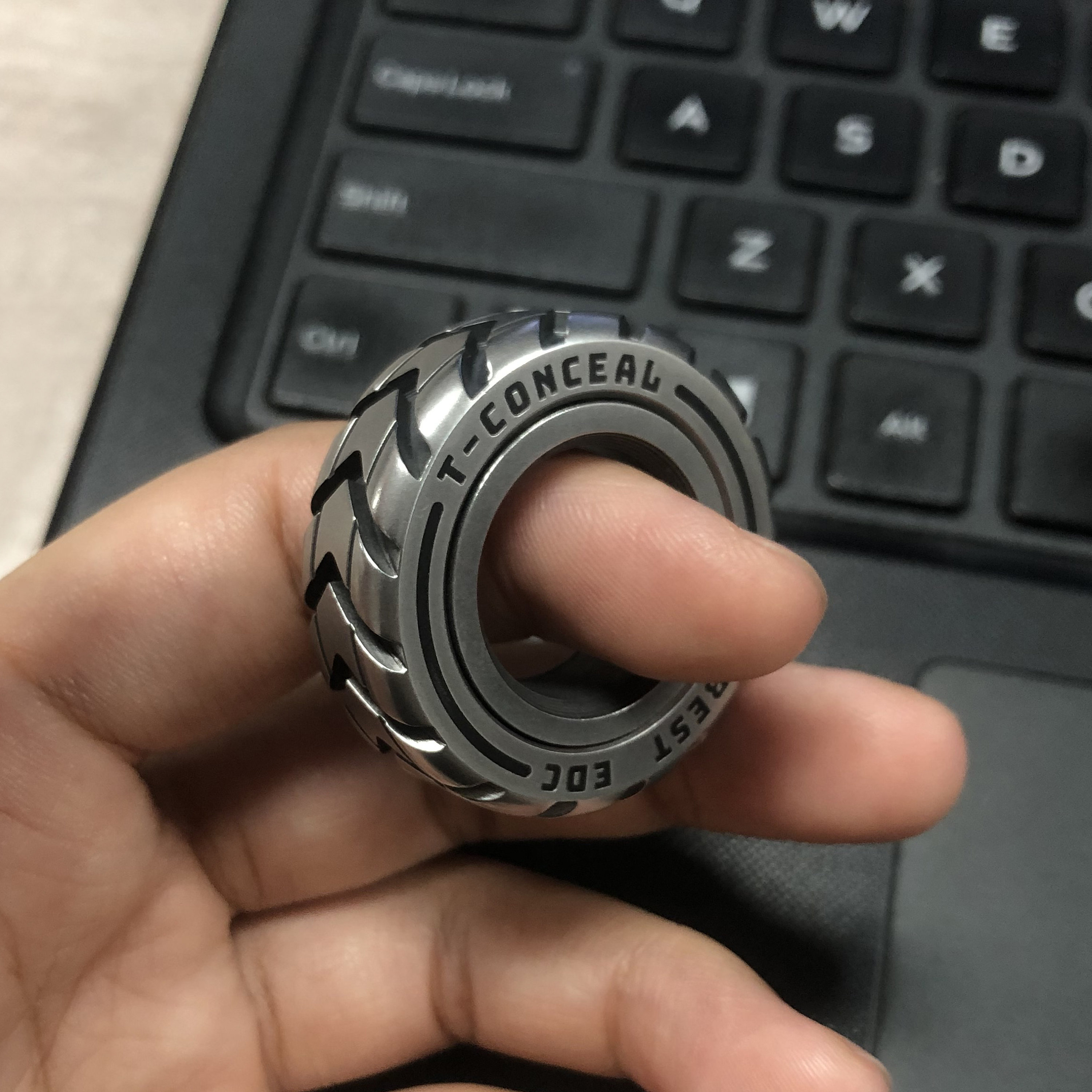 EDC Fidget Sliders Fidget Toys Stress Relief for Adults Metal