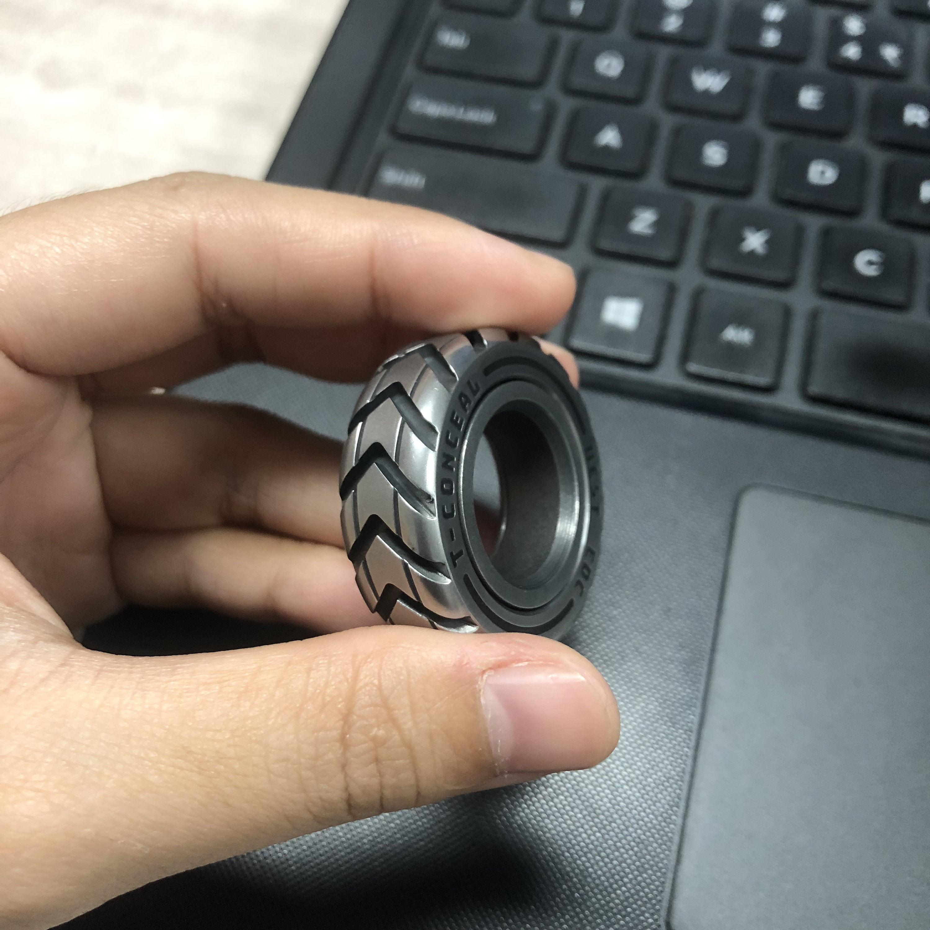 EDC Fidget Sliders Fidget Toys Stress Relief for Adults Metal