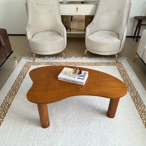 Modern coffee table,  Oval coffee table, Unique coffee table, Coffee table for living room, Scandi coffee table