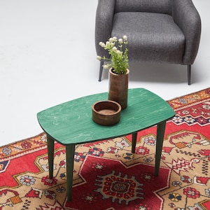 Mesa de centro de madera, mesa de centro de estilo moderno, mesa de centro escandinava, mesa de centro de madera moderna de mediados de siglo