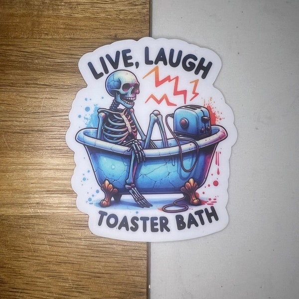 Live laugh toaster bath