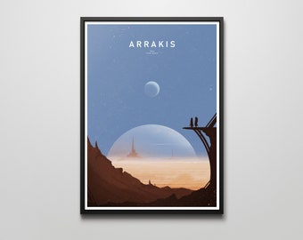 Arrakis • art print from the WORLDS series