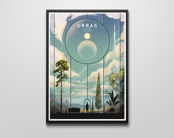 Urras • art print from the WORLDS series