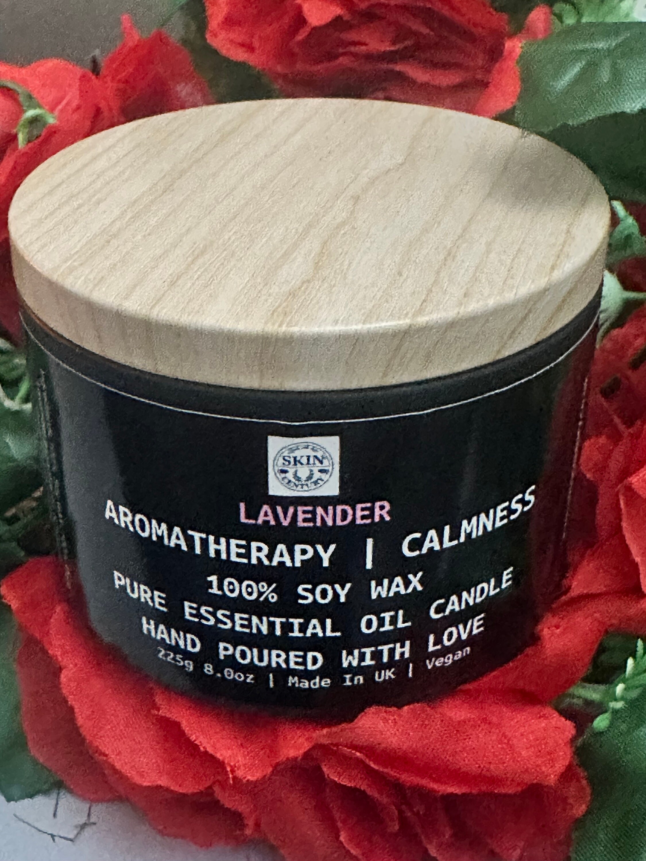 8oz Lavender Essential Oil Soy Candle Aromatherapy Essential Oils