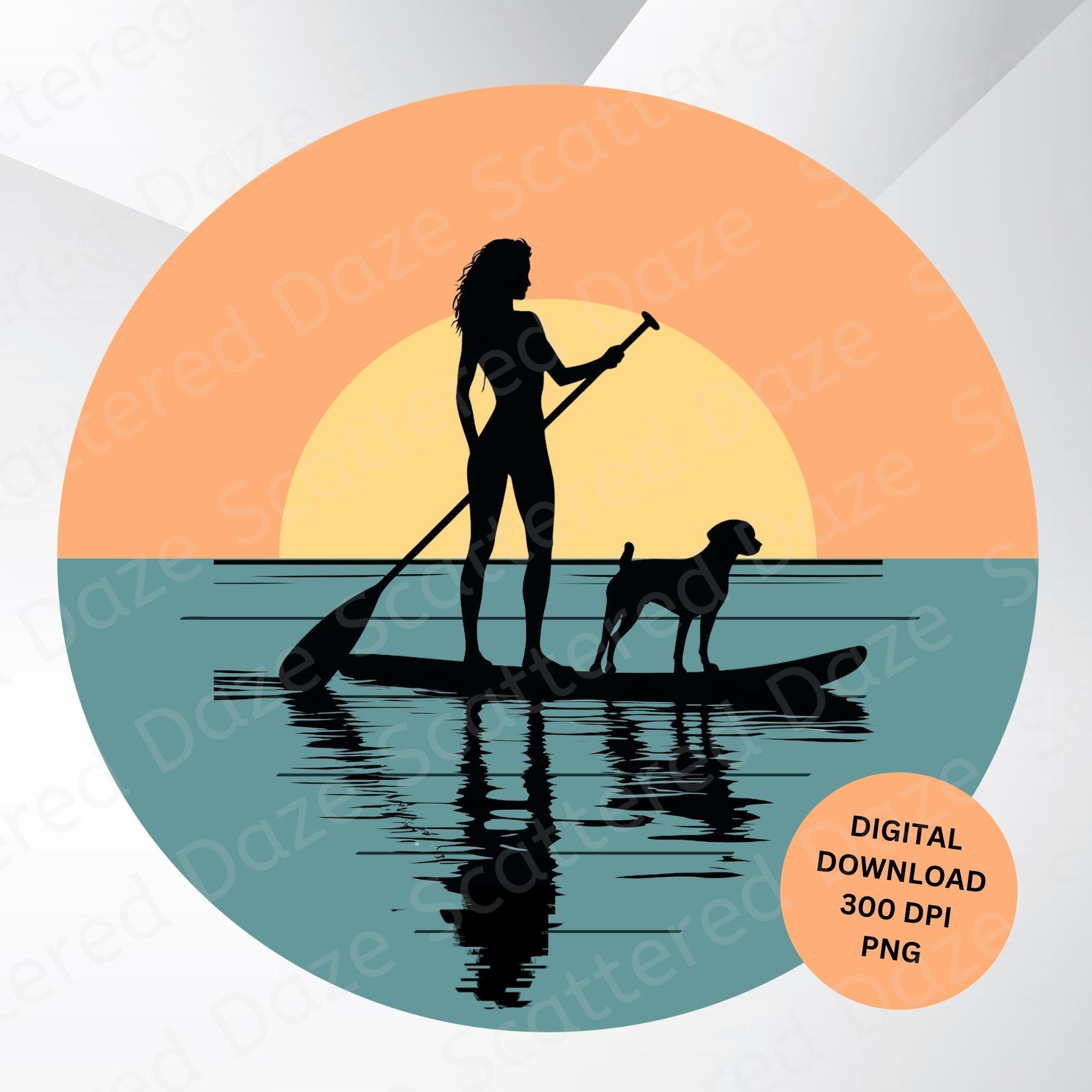 DOGGY BRO スタンドアップパドルボード Sup dog decal - Etsy 日本