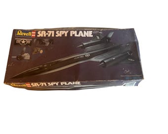 Revell SR-71 Spy Plane Model Kit  Unassembled  Includes Decals & Instructions