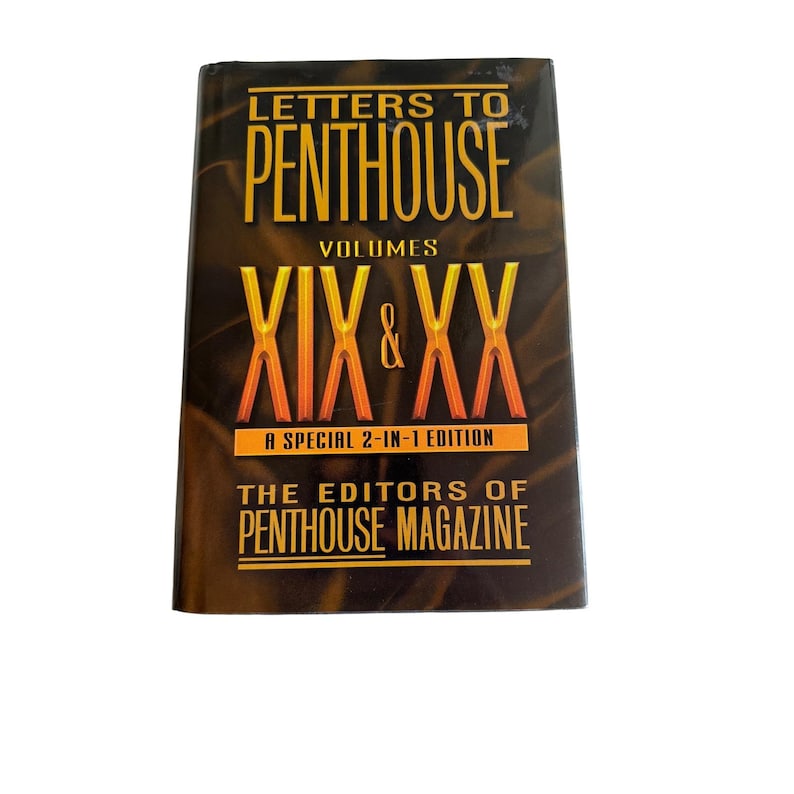 Warner Books Hardcover Black Letters to Penthouse XIX & XX Special 2-in-1 Ed afbeelding 1
