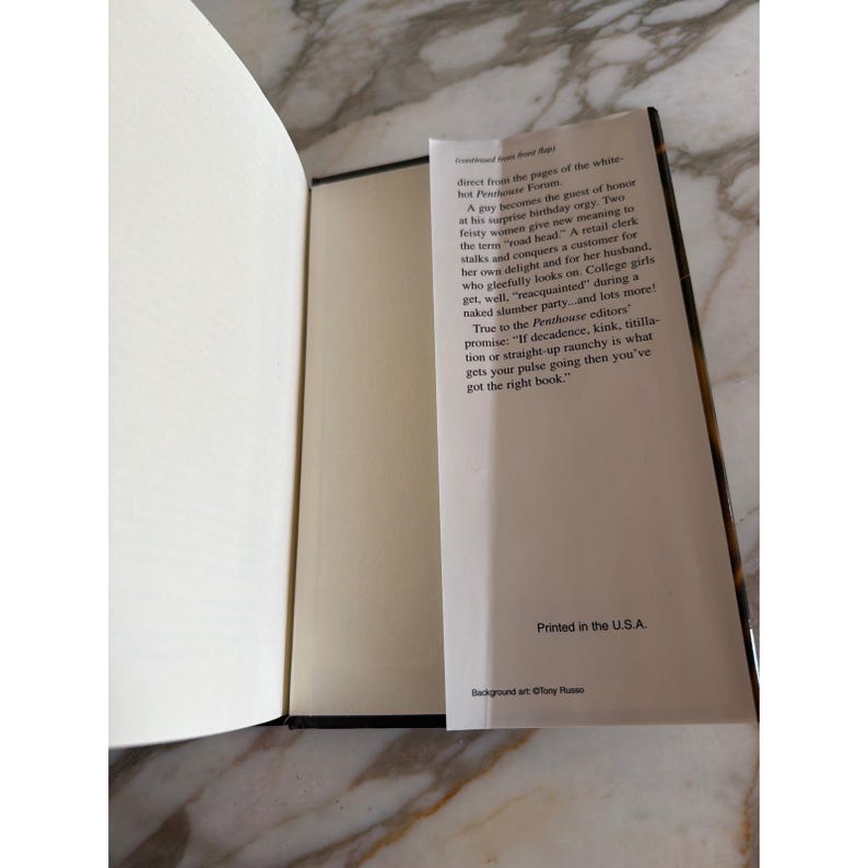Warner Books Hardcover Black Letters to Penthouse XIX & XX Special 2-in-1 Ed afbeelding 6