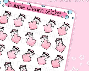 Sleep in planner stickers, nap time, tired, dreamy evening, sleeping sticker, Bed time, Resting, good night Sticker, Sweet Dreams, Emoji