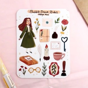 Sticker Sheet - Vintage | Bullet Journal Stickers, Planner Stickers, Scrapbook Stickers, Journal Stickers, Vintage Stickers, Retro , planner