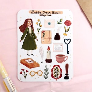 Writable Retro Stickers Clip Thin Stickers Sticker Journal - Temu