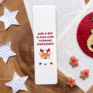 Fictional Characters Bookmark | Gift For Book Lover, Personalized Reader, Cute Laminated Bookmark, Handmade Set of Bookmarks