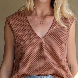 Upcycled Vintage Cotton Blouse image 6