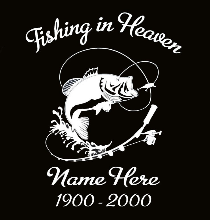 Gone Fishing Fish Banner Fish on a Line Instant Download 