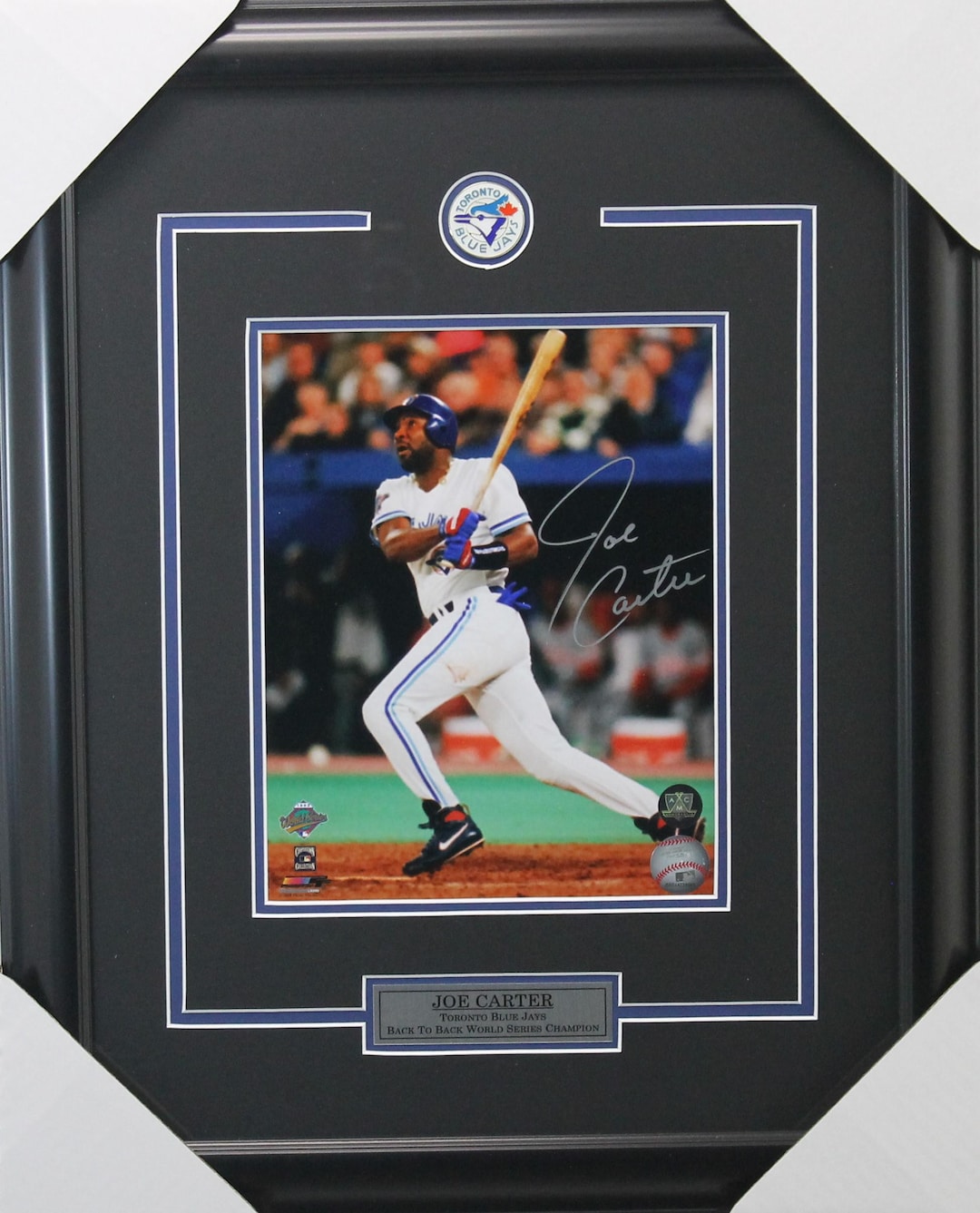 Joe Carter Signed Autograph Toronto Blue Jays 8x10 Framed - Etsy