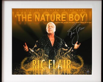Ric Flair signed autograph WCW WWE WWF Wrestling 16x20 framed