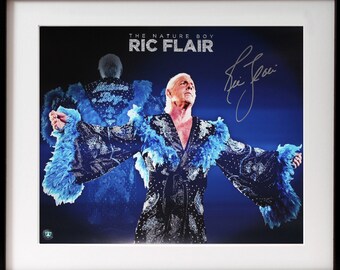 Ric Flair signed autograph WCW WWE WWF Wrestling 16x20 framed