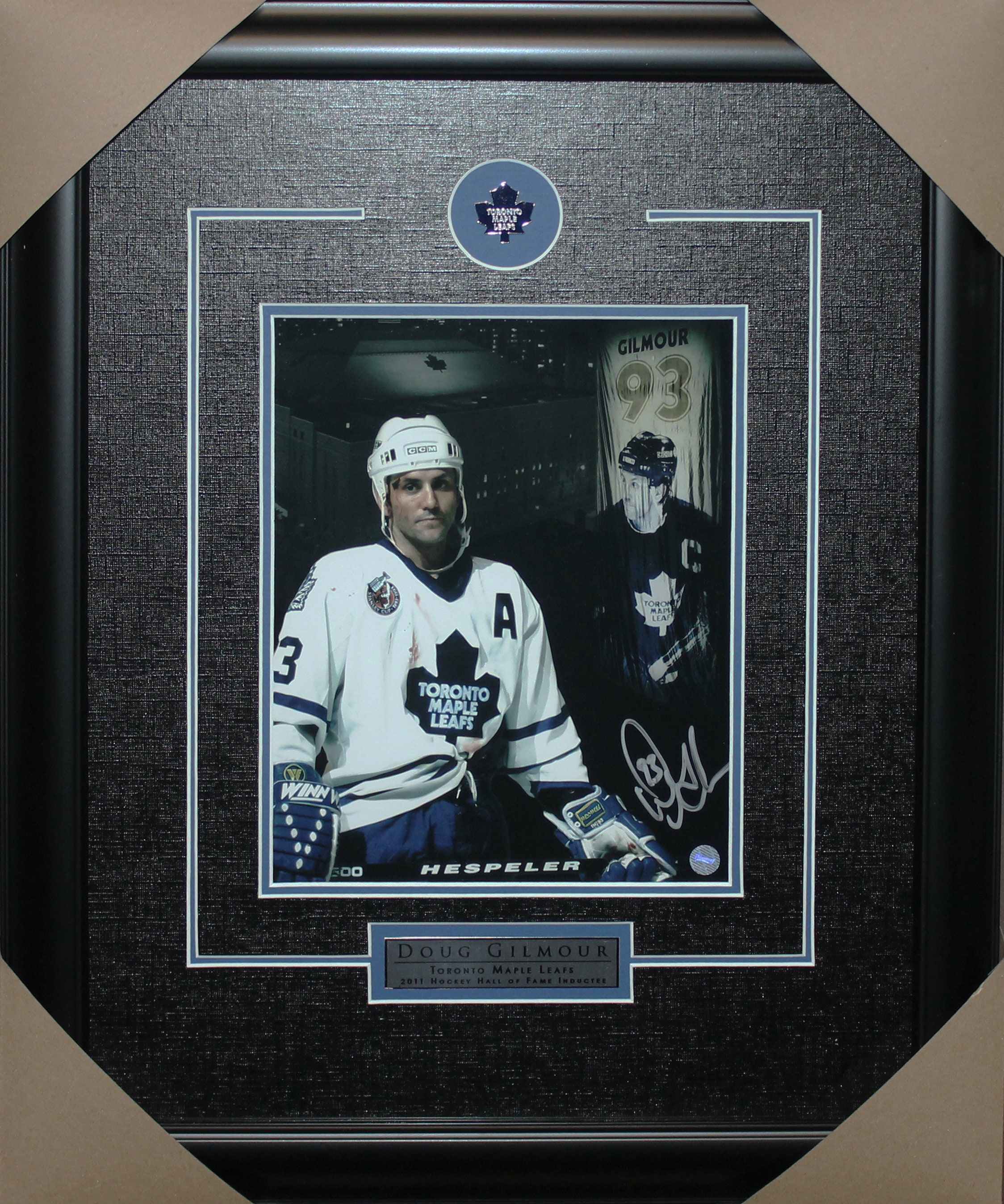 Doug Gilmour Signed Autograph Toronto Maple Leafs 8x10 Framed Etsy