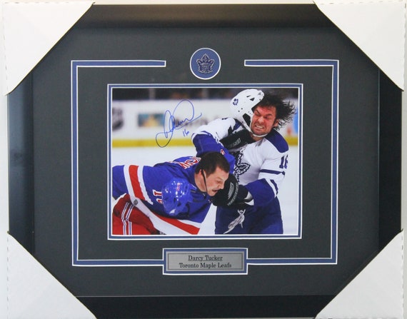 Hockey Card Darcy Tucker Autograph Darcy Tucker Toronto Maple