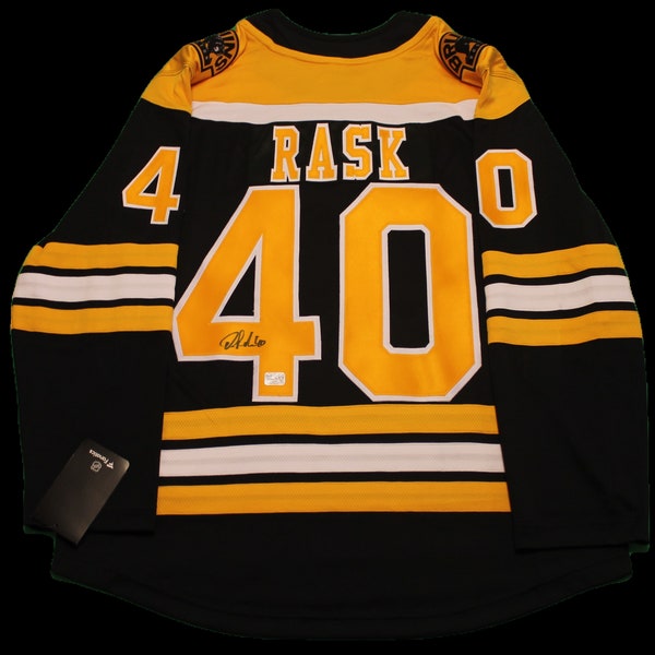 Tuukka Rask signed autograph Boston Bruins jersey