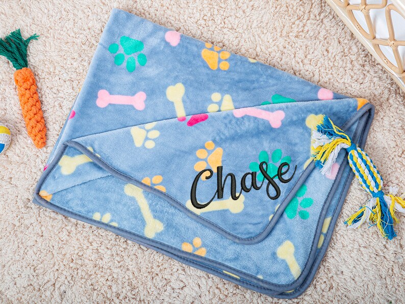 Personalized Dog Blanket Custom Blanket for Dogs Dog Mom Etsy