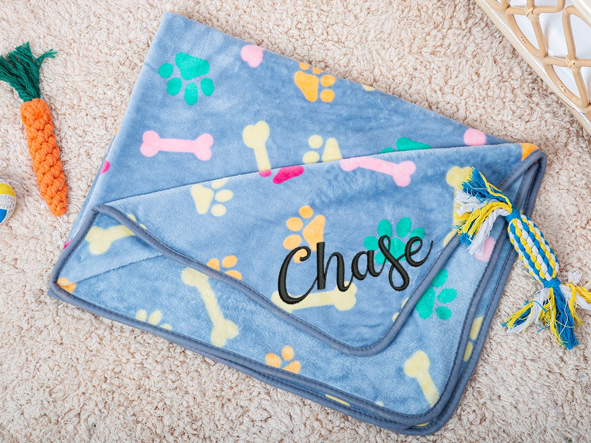 Personalized Dog Blanket Custom Blanket for Dogs Dog Mom Etsy
