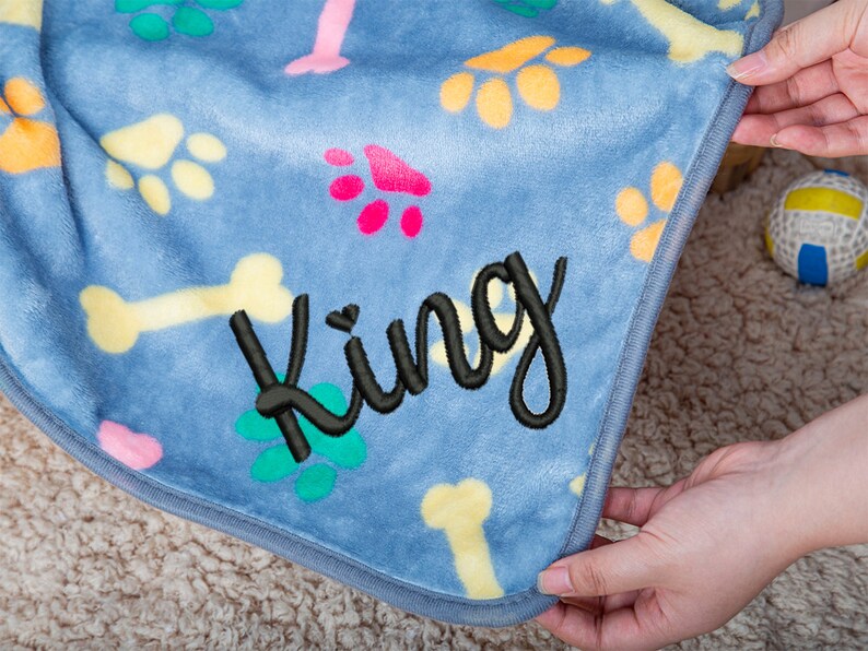Personalized Dog Blanket Custom Blanket for Dogs Dog Mom Etsy
