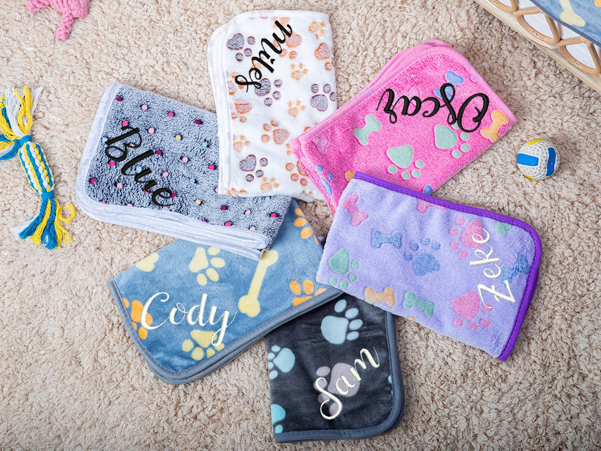 Custom Dog Blanket Personalized Dog Blanket Puppy Blanket Etsy Australia