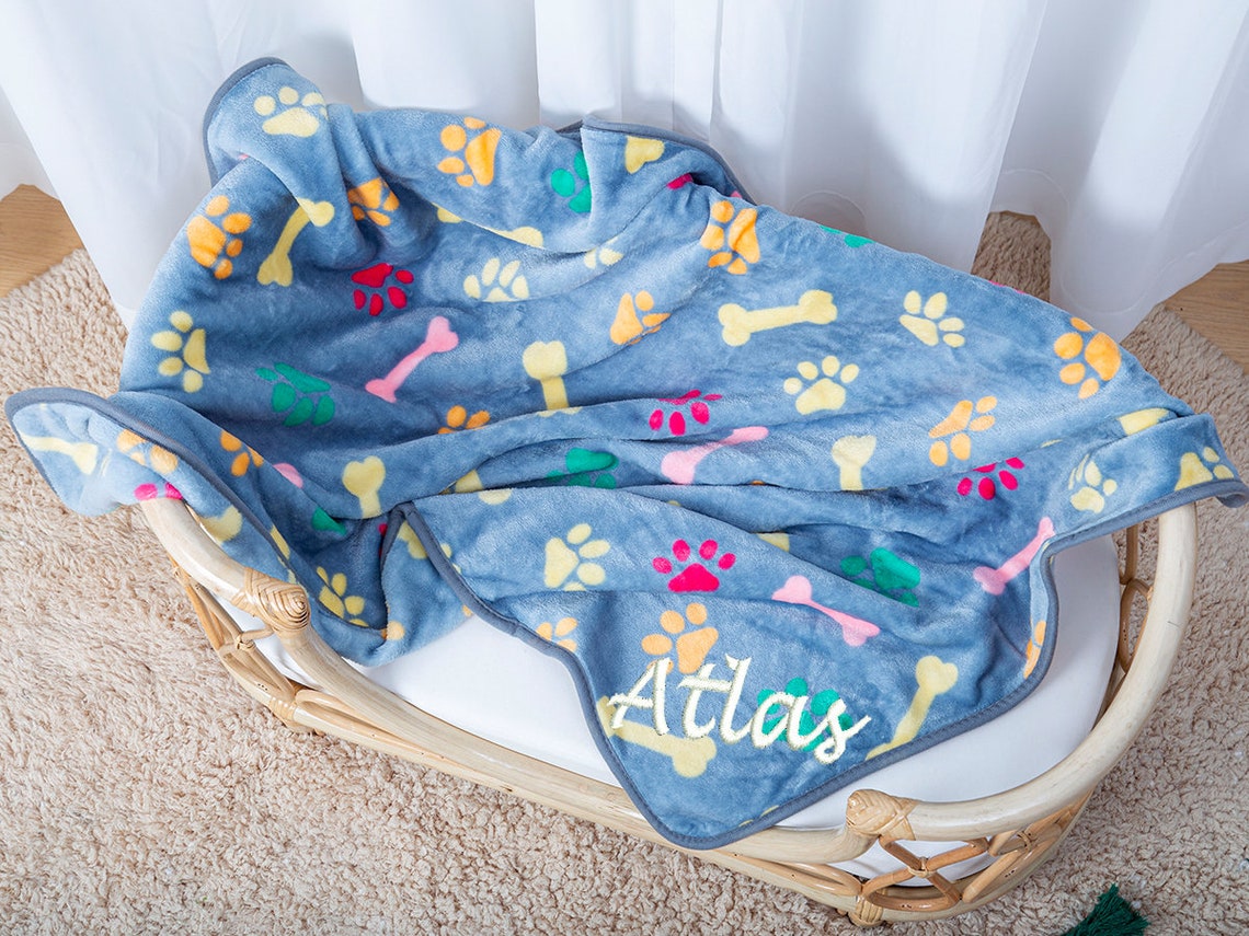 Personalized Dog Blanket Custom Blanket for Dogs Dog Mom Etsy