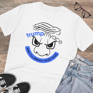 T-shirt organica Trump my Ace - Unisex, T-shirt giocatore di carte, camicia ecologica, t-shirt giocatore, camicia vincitore, camicia da gioco