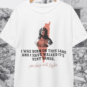 Jesus geboren auf diesem Land friedliebendes Abschlag, Szene Geburt von Jesus, Karte des Heiligen Landes, Jesus Ostergeschenk, Jesus Lehren, stoppt die Kämpfe