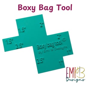 Bag Making Tool Boxy Bag Making Tool Make your own Bags Easy Bag Making tool Bag Base Maker Bag making ruler