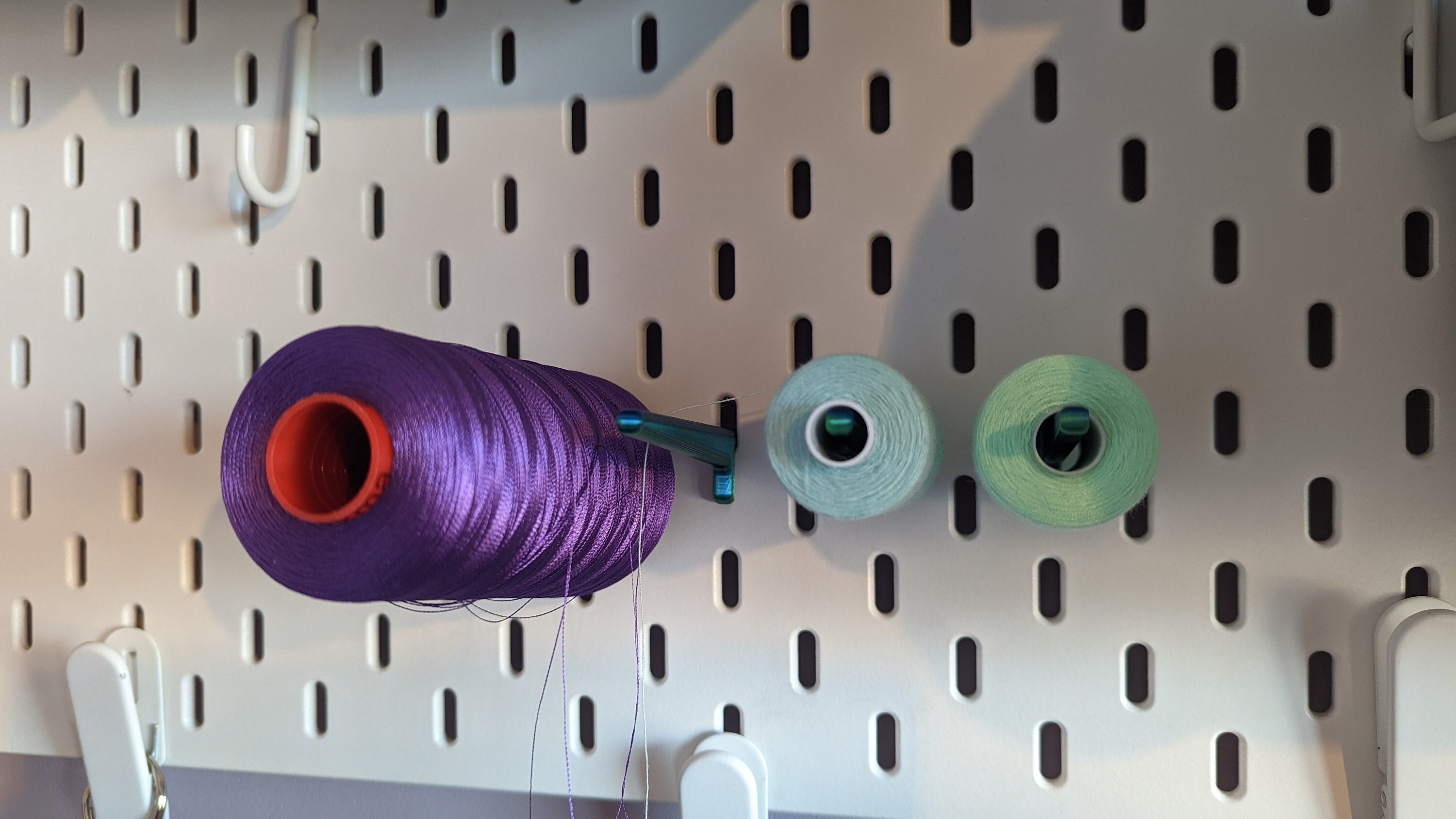 Ikea Skadis Pegboard Thread Holder Small and Large Thread Etsy UK