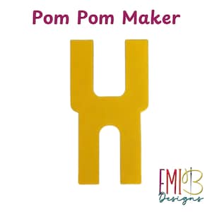 Pom Pom Maker- Make your own Pom Pom&#39;s in a variety of sizes- Sewing and Craft Embellishment