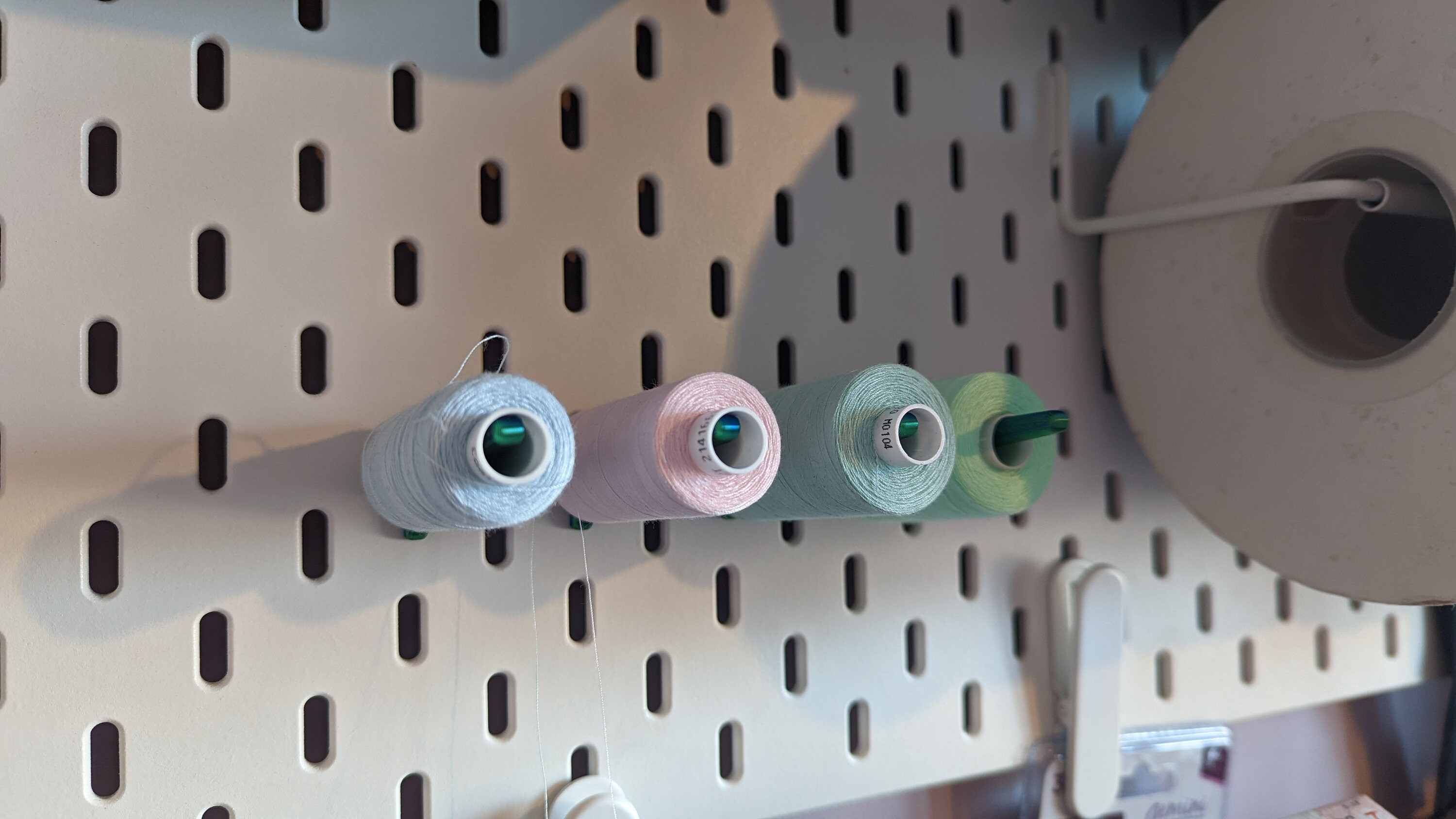 Ikea Skadis Pegboard Thread Holder Small and Large Thread Etsy UK