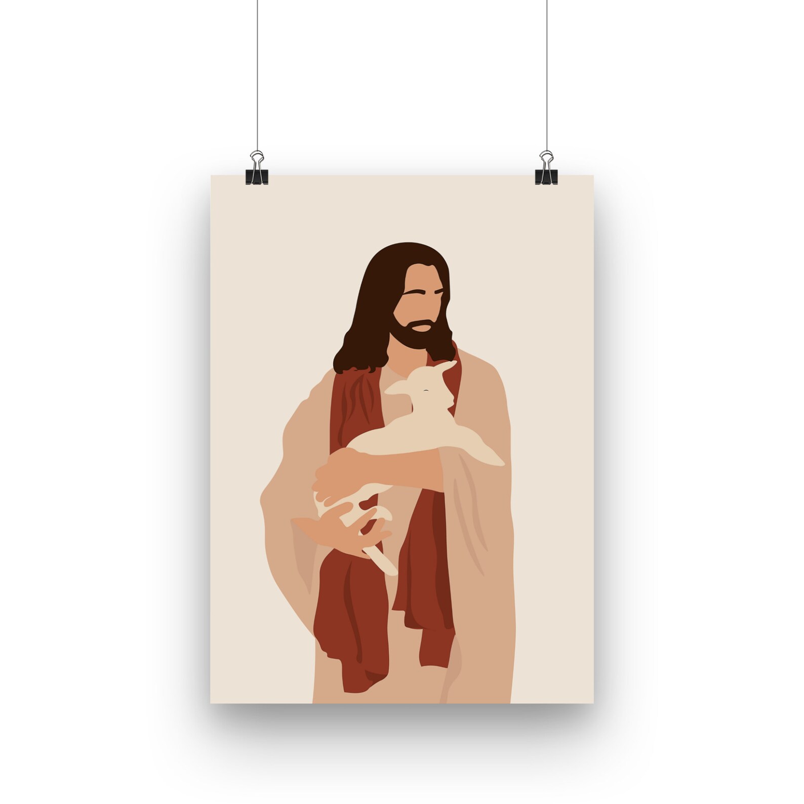 Jesus The Good Shepherd Wall Art