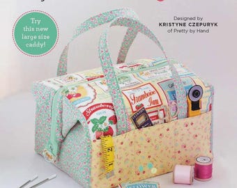 Zakka Workshop Stylish Sewing Tote Pattern, Wire Frames and Hoop Pull Zipper Included - PAPER Pattern