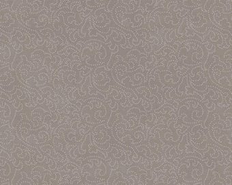 Patchwork Blue Tan Scrolls from Maywood Studio - 1 Yard Cuts