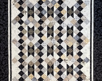 Simply Tranquil Quilt Pattern - PAPER PATTERN