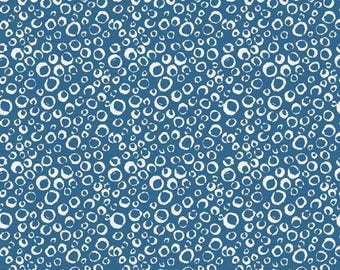 Ocean Oasis Bubbles Ocean by Diane Labombarbe for Riley Blake Designs - 1 Yard Cuts