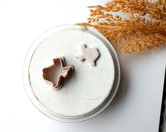 Texas Clay Cutter, Clay Earring Cutter, Polymer Clay Cutters, Clay Jewelry Cutters,3D Printed Clay Cutter, Polymer Clay Tool