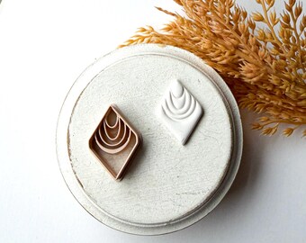 Embossed Diamond Clay Cutter, Clay Earring Cutter, Polymer Clay Cutters, Clay Jewelry Cutters,3D Printed Clay Cutter, Polymer Clay Tool