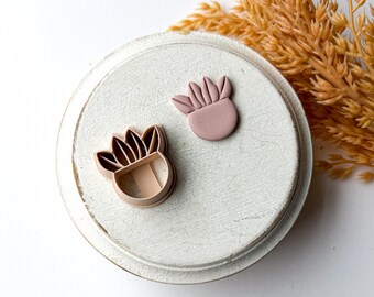 Succulent Plant Clay Cutter, Clay Earring Cutter, Polymer Clay Cutters, Clay Jewelry Cutters,3D Printed Clay Cutter, Polymer Clay Tool