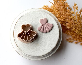 Dancing Heart Clay Cutter, Clay Earring Cutter, Polymer Clay Cutters, Clay Jewelry Cutters,3D Printed Clay Cutter, Polymer Clay Tool