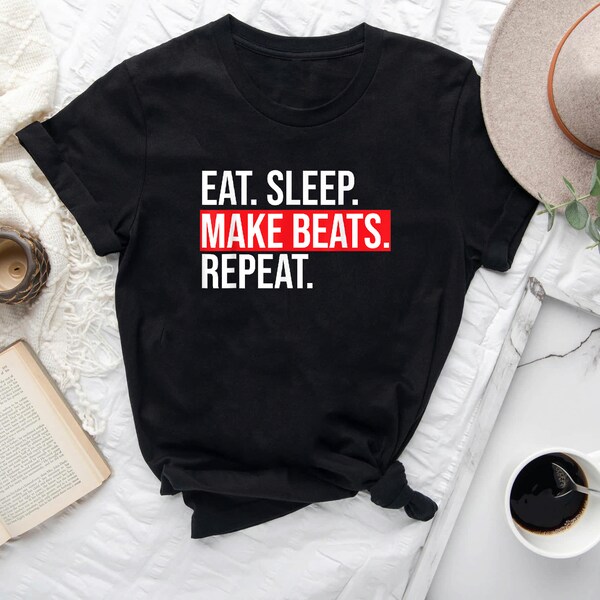 Eat Sleep Make Beats Repeat Music Producer Shirt #B07CZTS15B