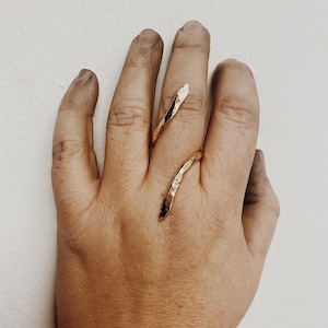 Golden Serpent Ring // Snake Ring // Gold Snake Jewelry // Gold Filled Jewelry // Snake Jewelry // Gold Snake Ring