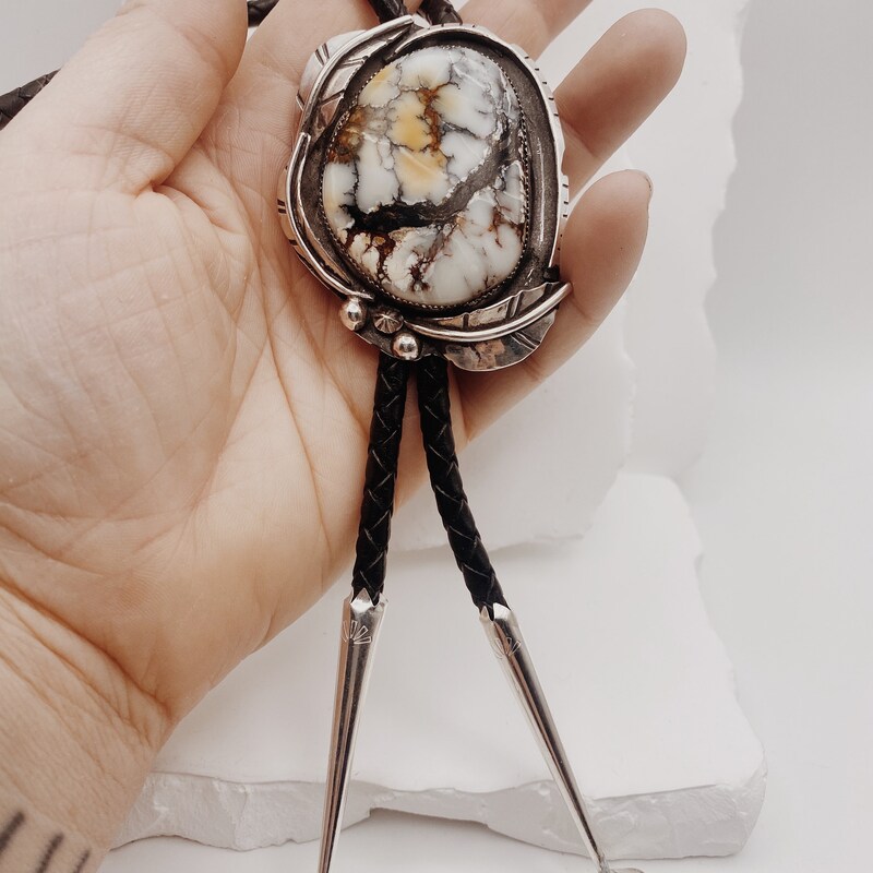 Turquoise Trapezoid Bolo Tie